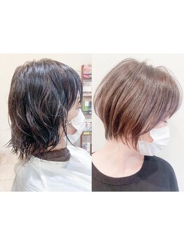 丁寧なカウンセリング＆気になるクセや髪のお悩みをカバーする縮毛矯正やカットで、自分の髪を好きになる☆