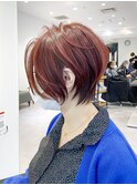 美シルエット×立体感×上質大人ショートボブ【担当BISA】