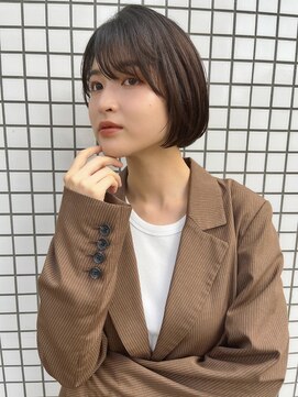 ルネ 北千住(Renee) マッシュボブオルチャンヘア_ダークグレージュ_ワンホンヘア