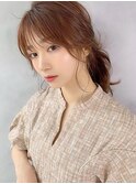 おくれ毛が可愛いアレンジポニー 担当大山