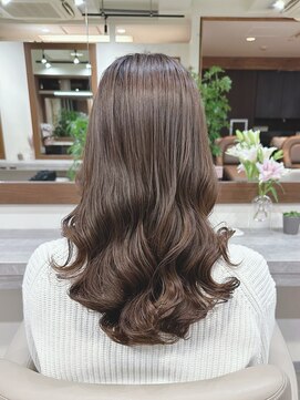 アミー 銀座(Ammy) 韓国風パーマ×ベージュカラー
