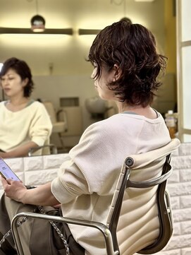 トランクサロンカッパード 大人マッシュウルフ＋ニュアンスパーマ＋生コラーゲンTR