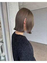 カーキヘアリンク(khaki hair link) オリーブベージュカラー