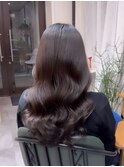 35mmコテ巻き風パーマ/韓国風パーマ