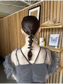 お呼ばれヘア×タイトアレンジ