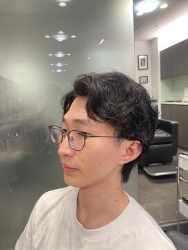 スカイシープレイス 錦糸町 ウルフパーマ[錦糸町/理容室/メンズ/バーバー/フェード]