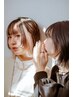 【ジュニアスタイリスト限定】モデルカラー+2種トリートメント+スタイリング