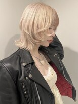 ペレ 梅田(PELE) 前髪/アンブレラカラー/こなれミディ/イメチェン/ウェーブパーマ