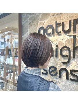 ナチュラルハイセンス 本店(natural high sense) ショート×シェルグレージュ 似合わせカット/町屋駅
