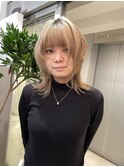 ハイトーン/ウルフ/レイヤー/金髪/ブロンド