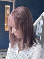 ヲタク(wotaku.)&nbsp;ラベンダーミルクティーハイトーンカラーブリーチダブルカラー