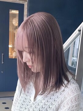 ヲタク(wotaku.) ラベンダーミルクティーハイトーンカラーブリーチダブルカラー