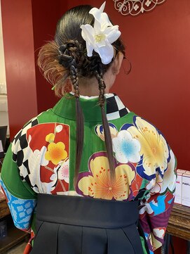 オアズヘアービィグラッド(ORe'S HAIR BE GLaD) ヘアアレンジ