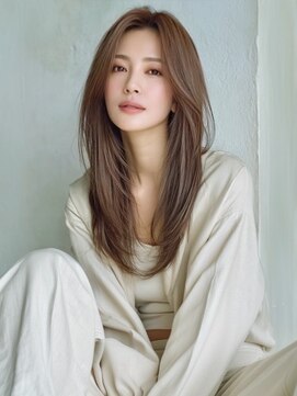 アルトリスト(Altruist Aging×HAIR&SPA) ★ダークアッシュ大人ガーリーボブ着物ミディアムレイヤーカット