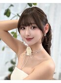 愛されシースルー×くびれポニー小顔似合わせ顔周り10代20代