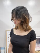 リコルド 学芸大学(Ricordo) レイヤーカット　ミディアムレイヤー