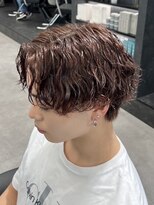 メンズ サロン ドット トウキョウ 町田店(men's salon dot. tokyo)&nbsp;ツイストスパイラルパーマ/ブラウンカラー