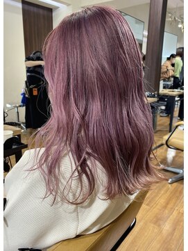 ジャム(Jam) ラベンダーピンクで可愛く×切りっぱなしロブ★中村大輔