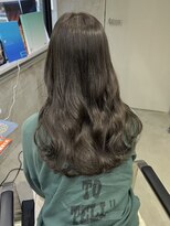 ラック(LUCK)&nbsp;イルミナカラー/船橋/韓国/くすみベージュ/細めハイライト