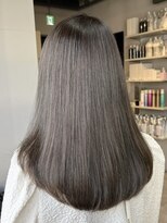 ディーエックス ウエスト(Dxxxx WEST)&nbsp;透明感グレージュ/顔周りカット/レイヤーカット/イルミナカラー