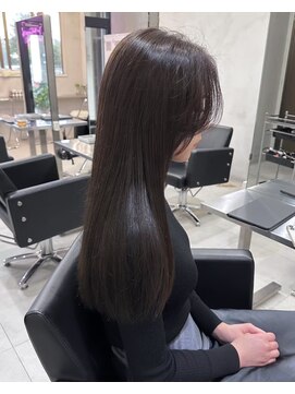 リコヘアー(LiCO HAIR) 那覇/イメチェン/ピンクベージュ/アンブレラカラー/前髪