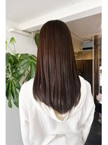 サラジュ 西宮北口店(SARAJU) 【朝倉結愛担当】極艶ブラウン・サラサラ髪ストレートロング