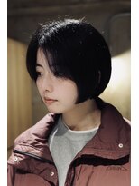 リブロ(liblo) 流しバングのミニボブ 【liblo】