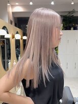 スタン 渋谷(Stam)&nbsp;ミルクティーベージュハイトーンベージュダブルカラーレイヤー