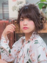 オーブ ヘアー アクネ 長岡京店(AUBE HAIR acne)&nbsp;ウェーブアップスタイル