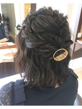 シャンティーク(shanteek) 【平垣内】ボブ×ハーフアップ