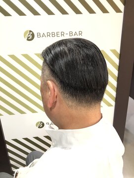 バーバーバー 都賀(BARBER-BAR) 大人のオールバック　BARBER-BAR都賀