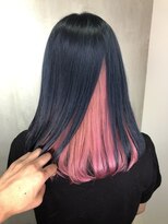 テテ(TETE) インナーカラー ピンク 長堀橋×心斎橋