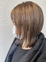 エル(EL by green)&nbsp;[ＡＫＩＫＯ]シアーブラウン×外ハネミディアム