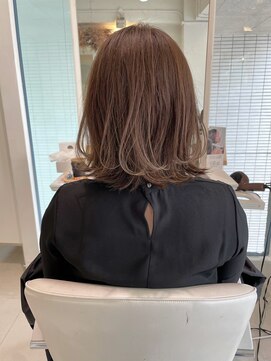 ファイブボックスヘアー 広島(five vox hair) 大人可愛い　大人ボブ　シースルー