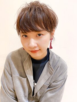 モリオ フロム ロンドン イオンモール 熊本店(morio FROM LONDON) 【morio熊本】マッシュショート/ピンクベージュ.k