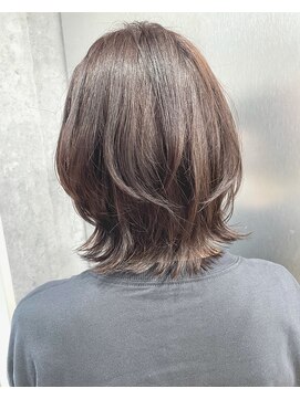 カームバイリコ 学芸大学(calm by liko) 【calm by liko owner 奏子】透明感ラベンダーレイヤーボブ