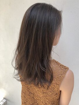 モルニ(MORNI) ショコラべージュ_マロンベージュ Aラインボブ かきあげ