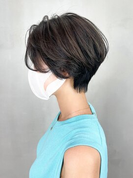 アイティーバイアルバム 松戸店(IT by ALBUM) ハンサムショート_くすみブルーミニウルフテラコッタ_ba350551