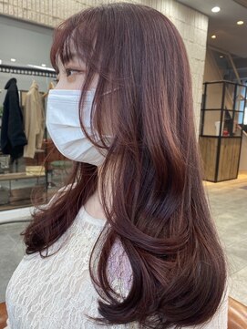 クロムス(clomus) 【clomus】ワインレッド×韓国レイヤー