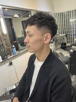 メリケンバーバーショップ フクオカ(MERICAN BARBERSHOP FUK)&nbsp;オトナのスパイラルパーマ