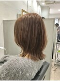 ★ミルクティーベージュ★ひし形ミディ★