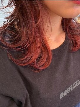 ネウィ 天王寺(newi) ◆レッドブラウン/ケアブリーチ/暖色カラー/レイヤーカット