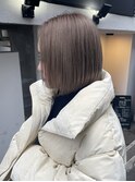 ボブ　グレージュ