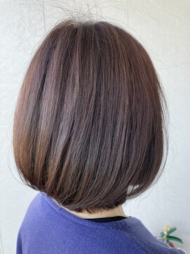 フリー(Free) 30代40代50代60代内巻きワンカールショート・ボブ