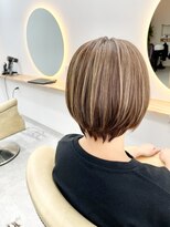 エルフォーヘア(L for hair) ハイライトショートボブ