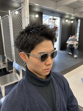 リプレイ 草津店(RIPLAY) マッシュパーマ/ウルフ/アッシュブラック/カルマパーマ