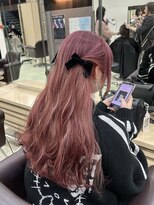 ゼスト 吉祥寺店(ZEST) 【籠倉】ブリーチ2~ピンクカラー/リボンアレンジ/吉祥寺