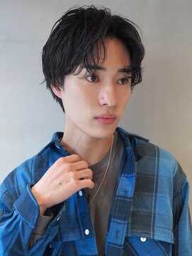 ニコ トウキョウ 渋谷(nico TOKYO) メンズセンターパート/ニュアンスパーマ