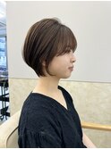 @ayumi.sand ショートボブ ショートヘア 顔まわりカット