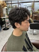 スパイキーショートパーマ